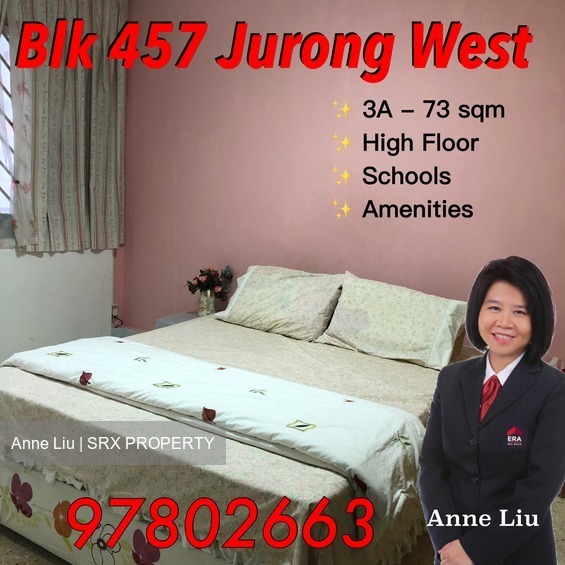 Blk 457 Jurong West Street 41 (Jurong West), HDB 3 Rooms #198277782